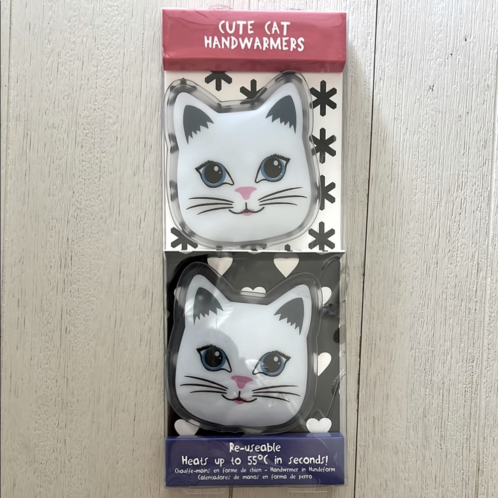 Cute Cat Hand Warmers New in Box
